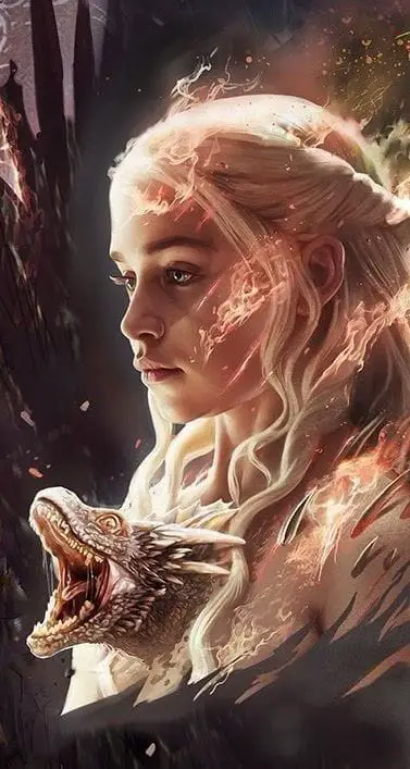 Emilia Clarke Mother Of Dragon in GOT
